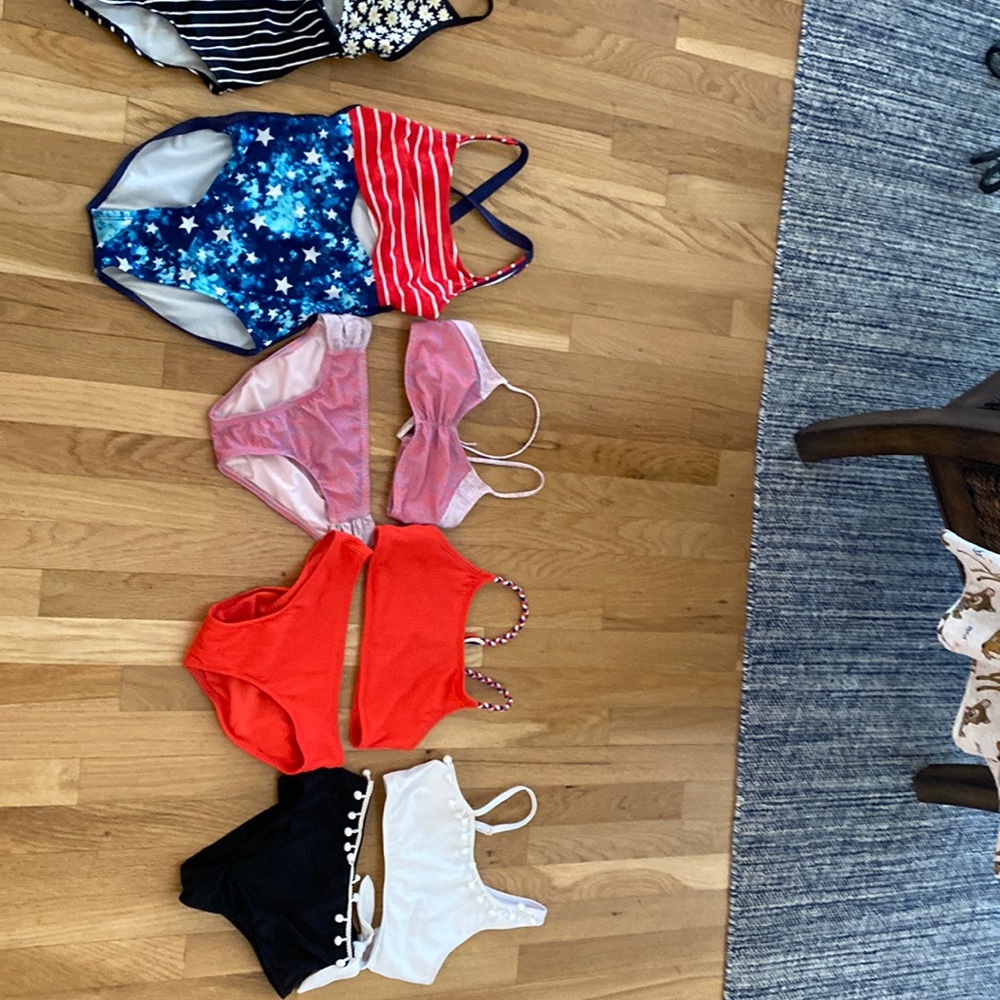 Bundle of 5 bathing suits